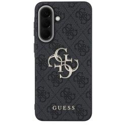 Carcasa Guess Leather 4G Metal Logo compatibila cu Samsung Galaxy A57 5G, Negru