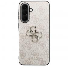 Huse si carcase Samsung , Carcasa Guess Leather 4G Metal Logo compatibila cu Samsung Galaxy A57 5G, Roz, lerato.ro