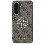 Carcasa Guess Leather 4G Metal Logo compatibila cu Samsung Galaxy A57 5G, Maro 2 - lerato.ro