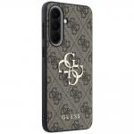 Carcasa Guess Leather 4G Metal Logo compatibila cu Samsung Galaxy A57 5G, Maro 5 - lerato.ro