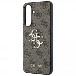 Carcasa Guess Leather 4G Metal Logo compatibila cu Samsung Galaxy A57 5G, Maro 7 - lerato.ro