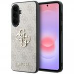 Carcasa Guess Leather 4G Metal Logo compatibila cu Samsung Galaxy A37 5G, Roz 4 - lerato.ro