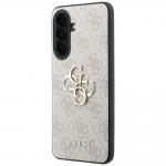 Carcasa Guess Leather 4G Metal Logo compatibila cu Samsung Galaxy A37 5G, Roz 3 - lerato.ro