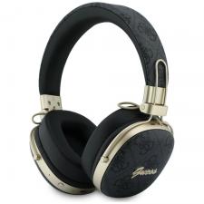 Casti telefoane, Casti wireless Guess 4G Script Logo, ENC, Bluetooth 5.4, Autonomie 26h, USB-C, Negru, lerato.ro