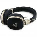 Casti wireless Guess Metal Grained Triangle Logo, ENC, Bluetooth 5.4, Autonomie 26h, USB-C, Negru 3 - lerato.ro