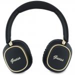 Casti wireless Guess Rectangle Metal Script, ENC, Bluetooth 5.4, Autonomie 26h, USB-C, Negru 5 - lerato.ro
