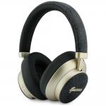 Casti wireless Guess 4G Gold Metal Script, ENC, Bluetooth 5.4, Autonomie 32h, USB-C, Negru 2 - lerato.ro