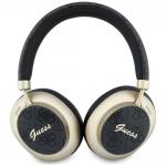 Casti wireless Guess 4G Gold Metal Script, ENC, Bluetooth 5.4, Autonomie 32h, USB-C, Negru 5 - lerato.ro