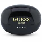 Casti wireless Guess Metalic Finish Electropated Parts Classic Logo, OWS, Bluetooth 5.4, 300 mAh, USB-C, IPX4, Negru 3 - lerato.ro