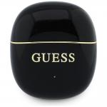 Casti wireless Guess Glossy Gold Line, TWS, Bluetooth 5.4, 200 mAh, USB-C, Negru 3 - lerato.ro