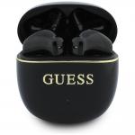 Casti wireless Guess Glossy Gold Line, TWS, Bluetooth 5.4, 200 mAh, USB-C, Negru 2 - lerato.ro