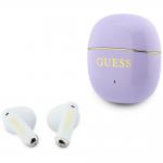 Casti wireless Guess Glossy Gold Line, TWS, Bluetooth 5.4, 200 mAh, USB-C, Mov 5 - lerato.ro