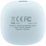 Casti wireless Guess Script Metal Logo, TWS, Bluetooth 5.4, 180 mAh, USB-C, IPX4, Albastru 4 - lerato.ro