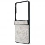 Husa Guess 4G Classic cu MagSafe compatibila cu Samsung Galaxy Z Flip 8, Roz 6 - lerato.ro
