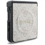 Husa Guess 4G Classic cu MagSafe compatibila cu Samsung Galaxy Z Flip 8, Roz 8 - lerato.ro