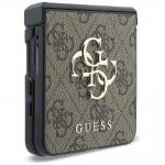 Husa Guess Big 4G Logo compatibila cu Samsung Galaxy Z Flip 8, Maro 8 - lerato.ro