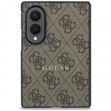 Husa Guess 4G Classic cu MagSafe compatibila cu Samsung Galaxy Z Fold 8, Maro