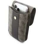 Geanta universala Guess Graines 4G and Classic Logo Stripe Strap, Maro 4 - lerato.ro