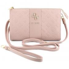 Genti dama, Geanta universala Guess Peony 4G Classic Logos Stripe, Roz, lerato.ro