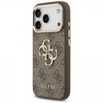 Carcasa Guess 4G Big 4G Classic Logo compatibila cu iPhone 17 Pro Max / 18 Pro Max, Maro 3 - lerato.ro