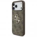 Carcasa Guess 4G Big Logo compatibila cu iPhone 17 Pro Max / 18 Pro Max, Maro 3 - lerato.ro