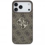 Carcasa Guess 4G Big Logo compatibila cu iPhone 17 Pro Max / 18 Pro Max, Maro 2 - lerato.ro