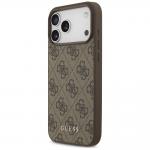 Carcasa Guess 4G Classic compatibila cu iPhone 17 Pro Max / 18 Pro Max, Maro 3 - lerato.ro