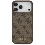 Carcasa Guess 4G Classic compatibila cu iPhone 17 Pro Max / 18 Pro Max, Maro 2 - lerato.ro