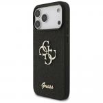 Carcasa Guess Fixed Glitter Big 4G compatibila cu iPhone 17 Pro Max / 18 Pro Max, Negru 3 - lerato.ro