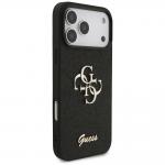 Carcasa Guess Fixed Glitter Big 4G compatibila cu iPhone 17 Pro Max / 18 Pro Max, Negru 5 - lerato.ro