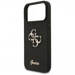 Carcasa Guess Fixed Glitter Big 4G compatibila cu iPhone 17 Pro Max / 18 Pro Max, Negru 7 - lerato.ro