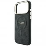 Carcasa Guess Embossed 4G Classic cu MagSafe compatibila cu iPhone 17 Pro Max / 18 Pro Max, Negru 7 - lerato.ro