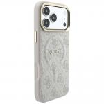 Carcasa Guess Embossed 4G Classic cu MagSafe compatibila cu iPhone 17 Pro Max / 18 Pro Max, Roz 5 - lerato.ro