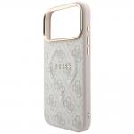 Carcasa Guess Embossed 4G Classic cu MagSafe compatibila cu iPhone 17 Pro Max / 18 Pro Max, Roz 7 - lerato.ro