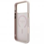 Carcasa Guess Embossed 4G Classic cu MagSafe compatibila cu iPhone 17 Pro Max / 18 Pro Max, Roz 8 - lerato.ro