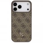 Husa Guess 4G Small Classic Logo cu MagSafe compatibila cu iPhone 18 Pro Max / 17 Pro Max, Maro 2 - lerato.ro