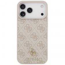 Husa Guess 4G Small Classic Logo cu MagSafe compatibila cu iPhone 18 Pro Max / 17 Pro Max, Roz