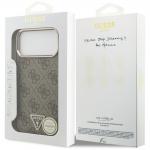 Husa Guess 4G Triangle Logo cu MagSafe compatibila cu iPhone 18 Pro Max / 17 Pro Max, Maro 9 - lerato.ro