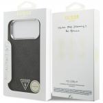 Husa Guess 4G Triangle Logo cu MagSafe compatibila cu iPhone 18 Pro Max / 17 Pro Max, Negru 9 - lerato.ro