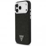 Husa Guess Glitter Triangle Logo cu MagSafe compatibila cu iPhone 18 Pro Max / 17 Pro Max, Negru 3 - lerato.ro