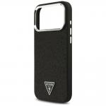 Husa Guess Glitter Triangle Logo cu MagSafe compatibila cu iPhone 18 Pro Max / 17 Pro Max, Negru 7 - lerato.ro