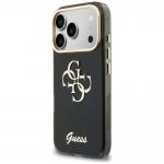 Husa Guess IML 4G Script compatibila cu iPhone 18 Pro Max / 17 Pro Max, Negru 3 - lerato.ro