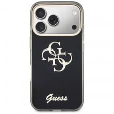 Husa Guess IML 4G Script compatibila cu iPhone 18 Pro Max / 17 Pro Max, Negru