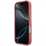 Husa Guess Glitter Blossom Roses compatibila cu iPhone 18 Pro Max / 17 Pro Max, Burgundy 6 - lerato.ro