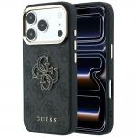 Husa Guess 4G Big Resin Logo compatibila cu iPhone 18 Pro / 17 Pro, Negru 4 - lerato.ro