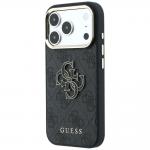 Husa Guess 4G Big Resin Logo compatibila cu iPhone 18 Pro / 17 Pro, Negru 3 - lerato.ro
