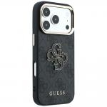 Husa Guess 4G Big Resin Logo compatibila cu iPhone 18 Pro / 17 Pro, Negru 5 - lerato.ro