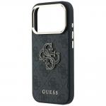 Husa Guess 4G Big Resin Logo compatibila cu iPhone 18 Pro / 17 Pro, Negru 7 - lerato.ro