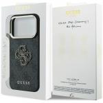 Husa Guess 4G Big Resin Logo compatibila cu iPhone 18 Pro / 17 Pro, Negru 9 - lerato.ro
