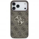 Husa Guess 4G Big Logo compatibila cu iPhone 18 Pro / 17 Pro, Maro 2 - lerato.ro